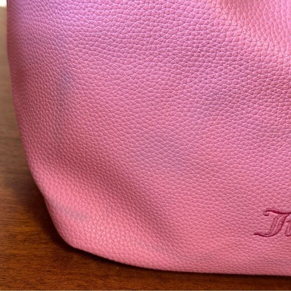 NWT Juicy Couture Pink Tote Bucket Bag Shoulder & Crossbody with Removable Strap - Picture 3 of 11